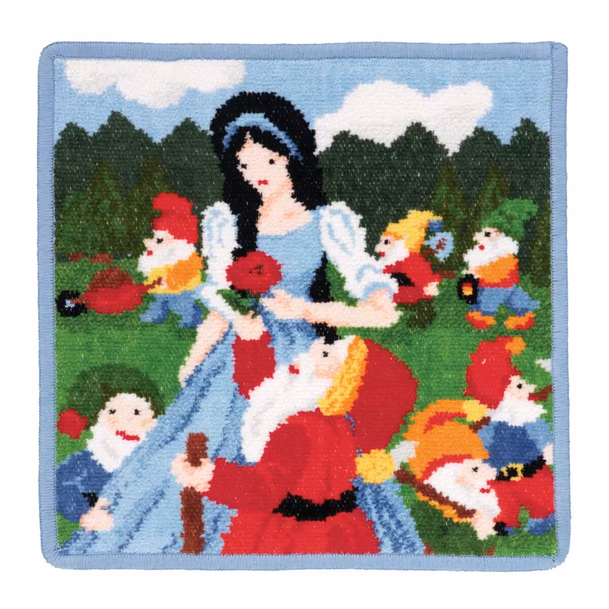Tapete, Kinder, Hochzeit, Märchen, Wiesenbild, kuscheltuch, bildtuch, patchwork?, muster?, figurengruppen?, Teller, Pfadfinder, Stoffbild, Motivdecke, Kinderbildschirmverschönerung, 