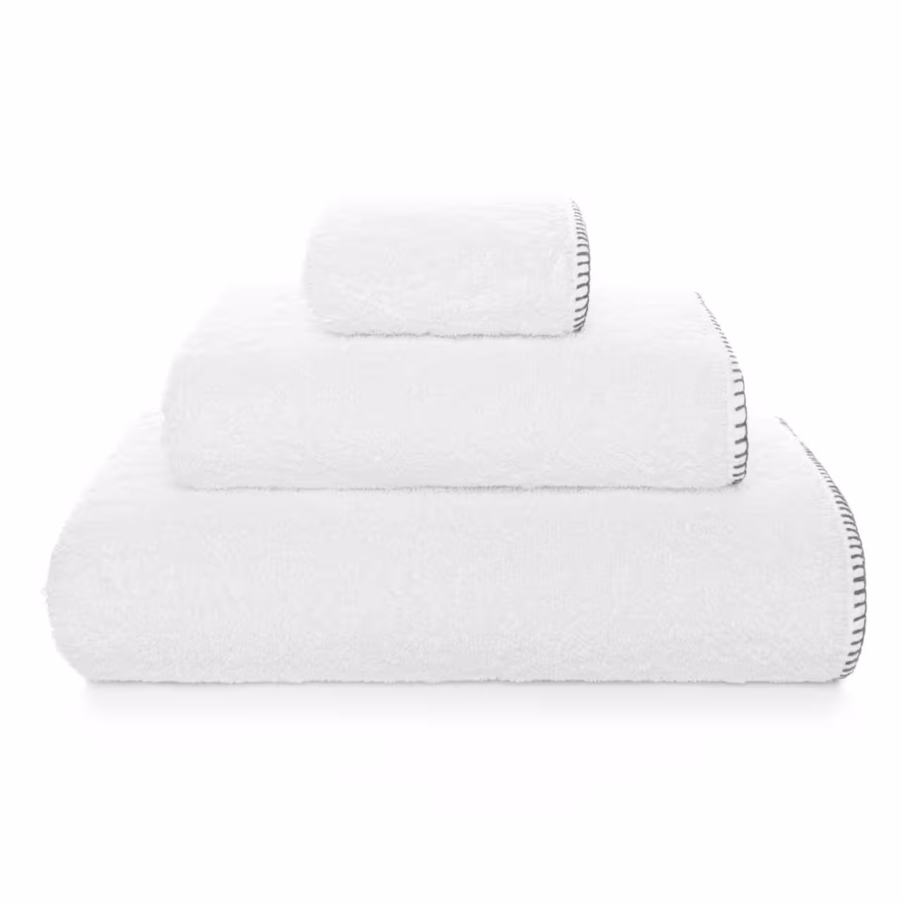 Handtücher, Badezimmer, weiß, Baumwolle, Streifen, 