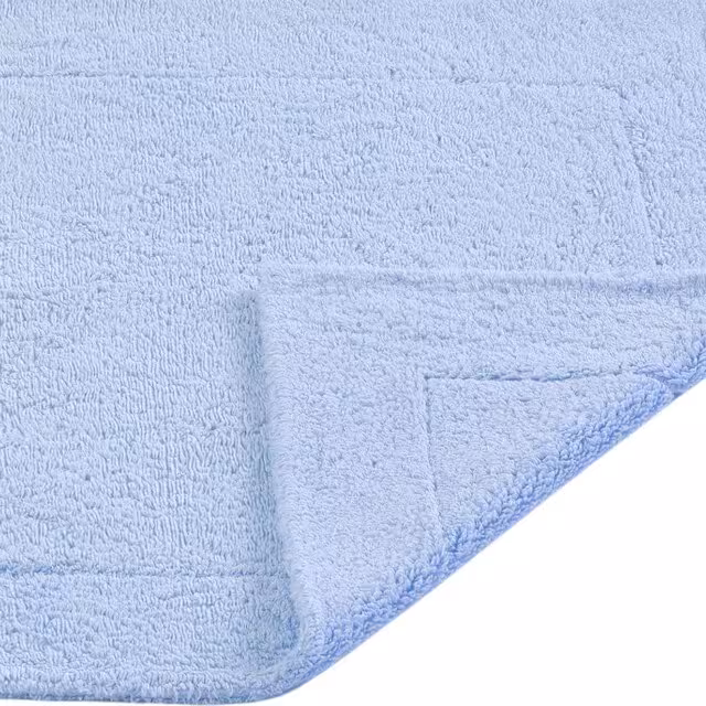 Duschvorleger Double babyblau rechteckig  Detail
