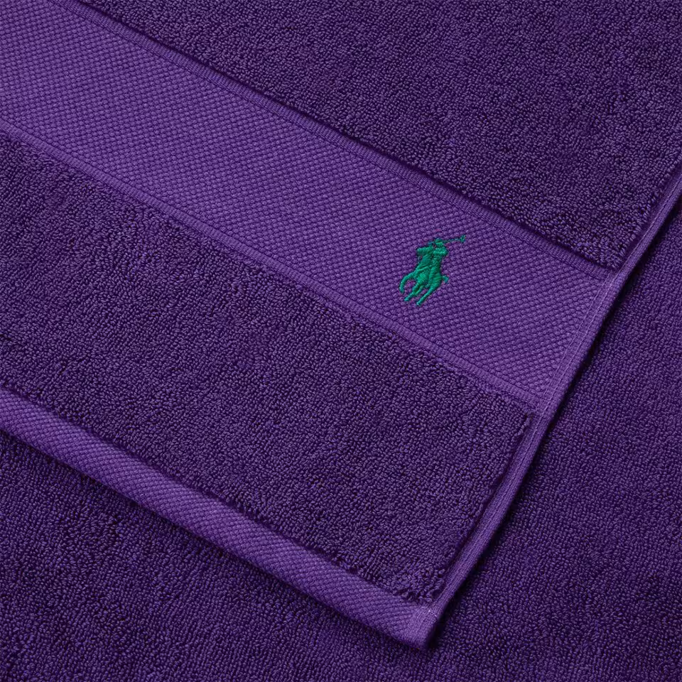 Polo Player Frottier lila Detail Logo Stickerei