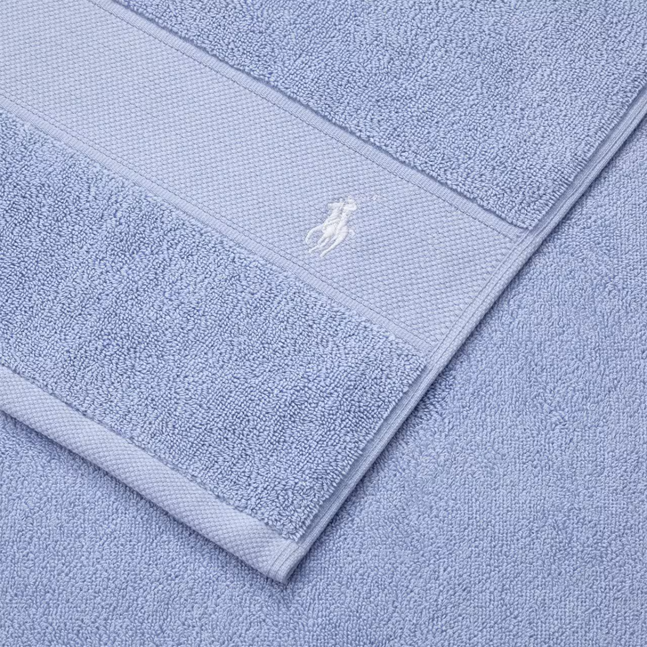 Polo Player Frottier hellblau Detail Logo Stickerei