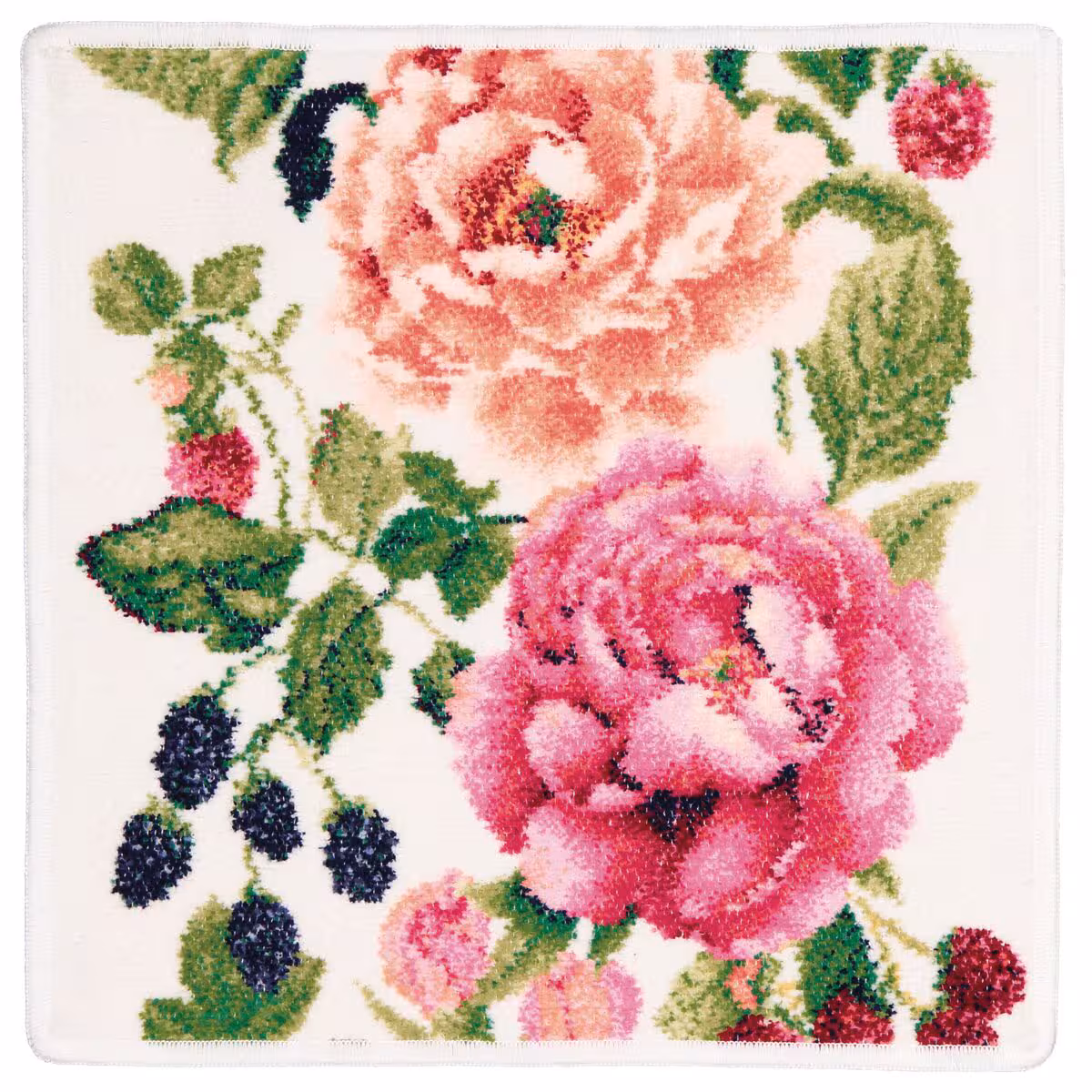 blumenmuster, rosen, frottee, tischdecke, farbvielfalt, 
