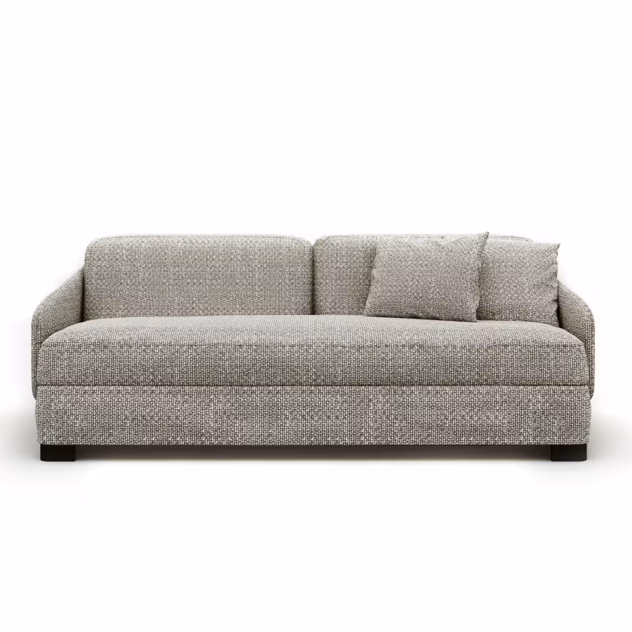 Schlafsofa Vivien graubeige auf weiß