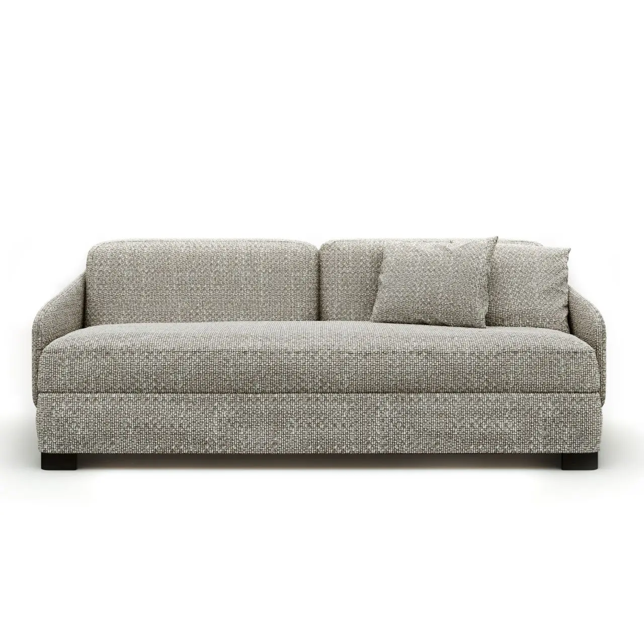 Schlafsofa Vivien graubeige auf weiß