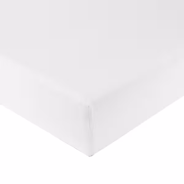 weiße Tischdecke, Textil, Bettwäsche, Nähte sichtbar, eckig, 