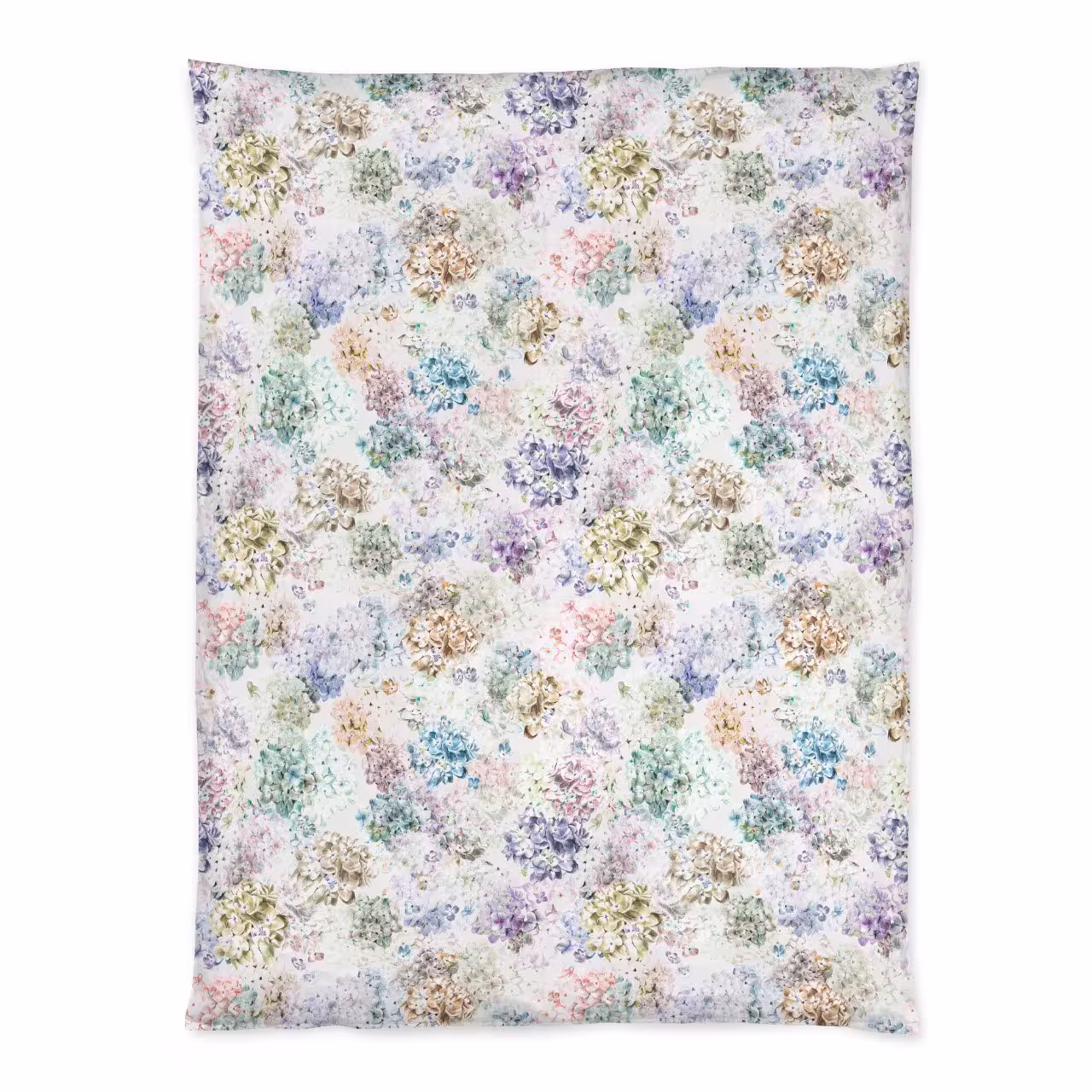 Kissenbezug, Blumenmuster, Hydrangea-Print, Pastellfarben, Weichtextur, Bettwäsche Arabella von Christian Fischbacher - Bettdeckenbezug