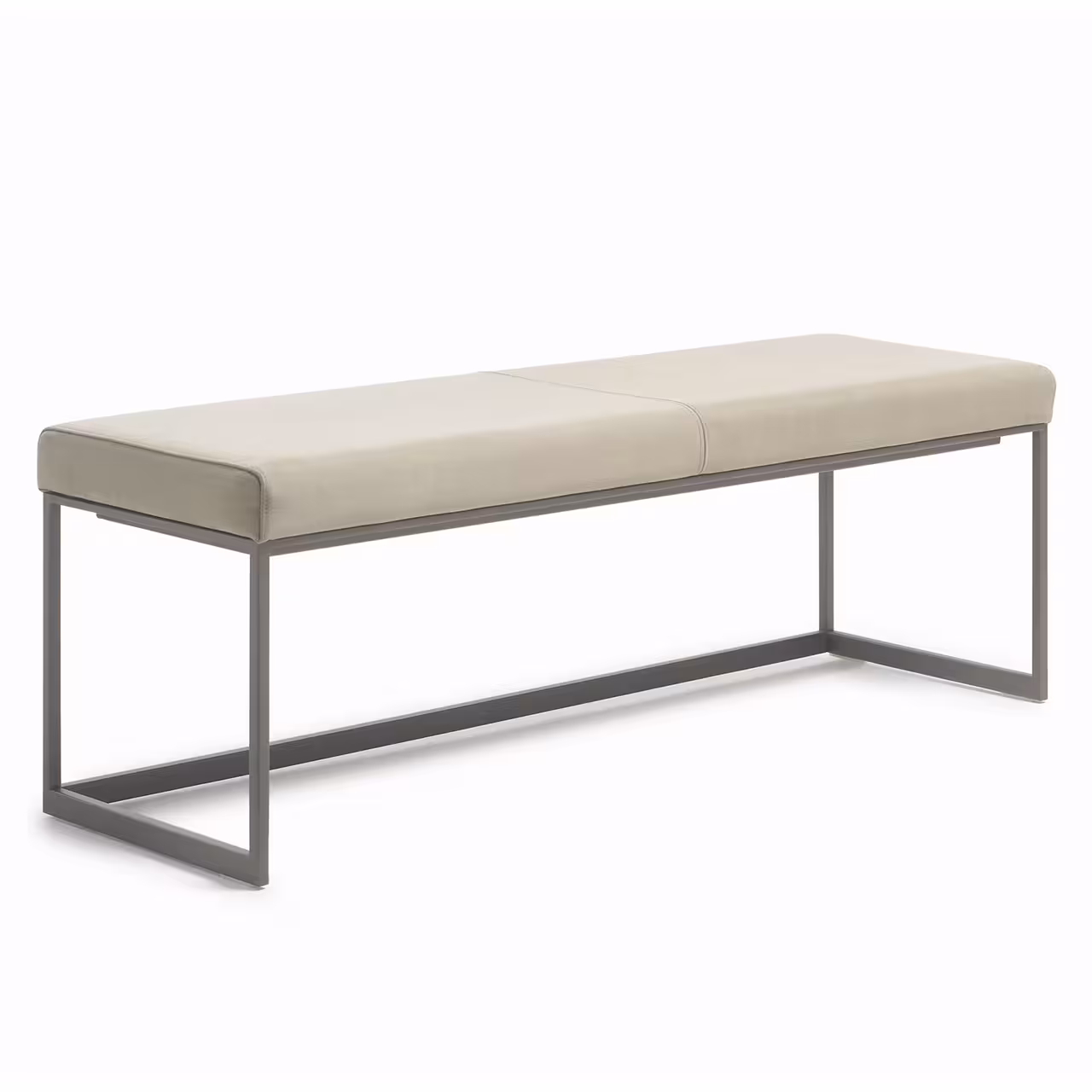 Bettbank Yomei beige auf weiß