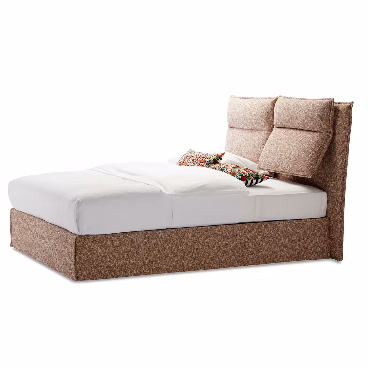 Bett Complete Fold beige auf weiß