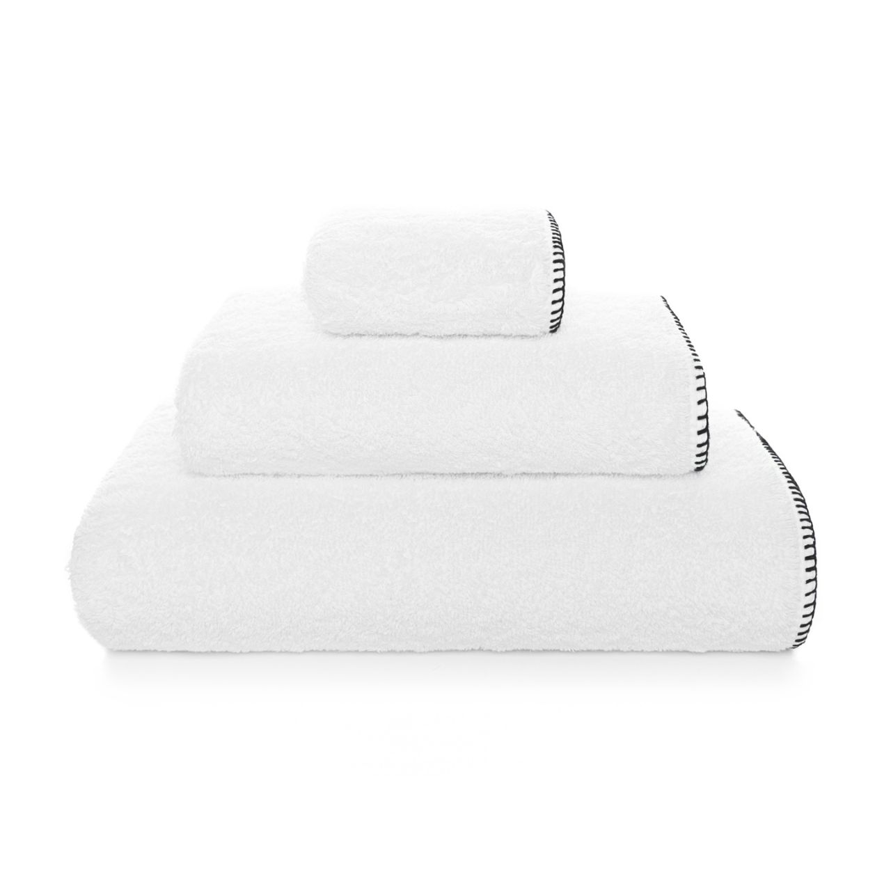  Handtuch, Badetuch, Baumwolle, Weiß, Tausch-Set, 