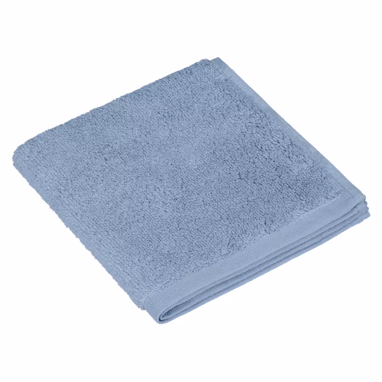 Waschlappen, Frottee, Hellblau, Baumwolle, 