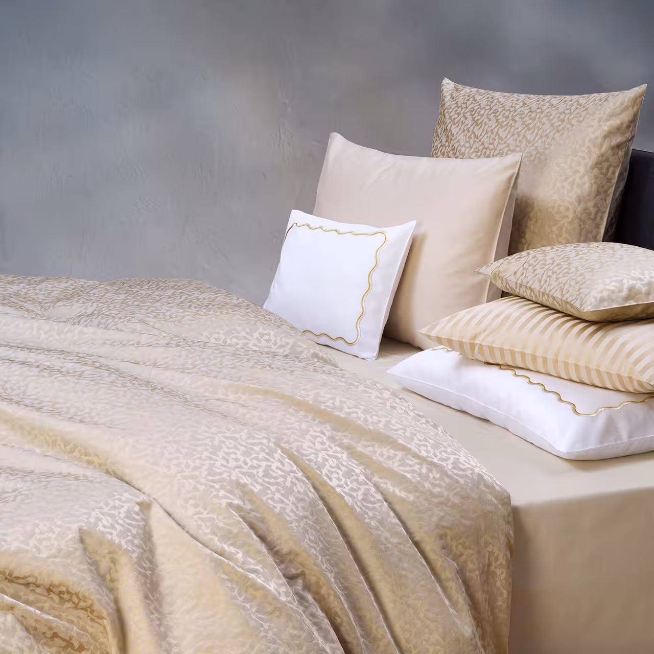 Bedding, Kissenbezüge, Duvet cover, Beige pattern, 