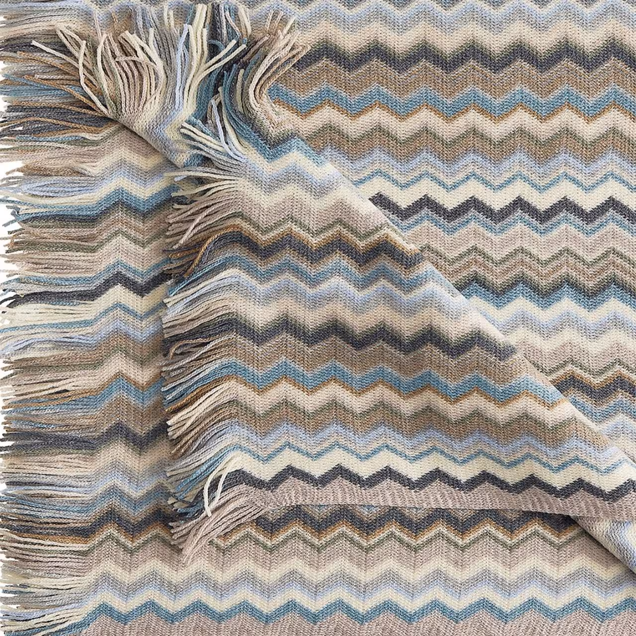 Stoff, Streifendesign, Zickzack-Muster, Fransen, Textil, 