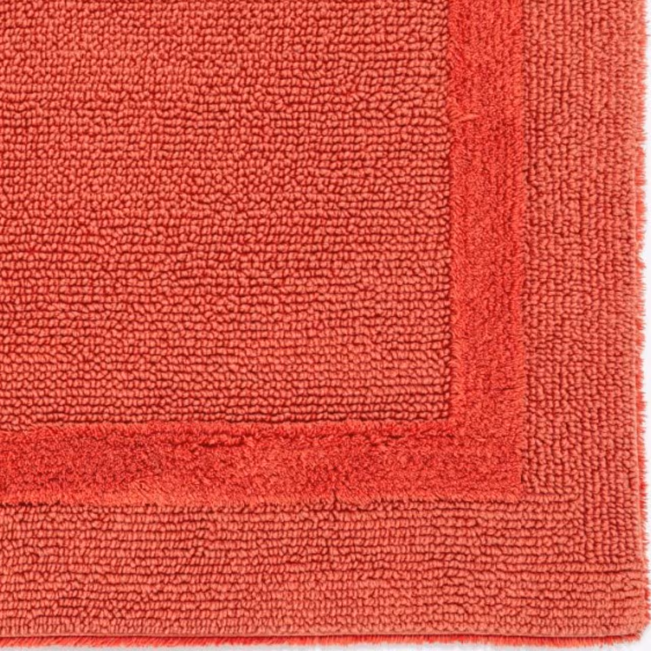 Duschvorleger Reversible rostrot rechteckig  Detail