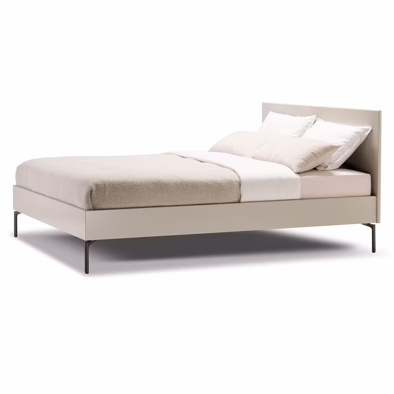 Bett Complete Anna beige auf weiß
