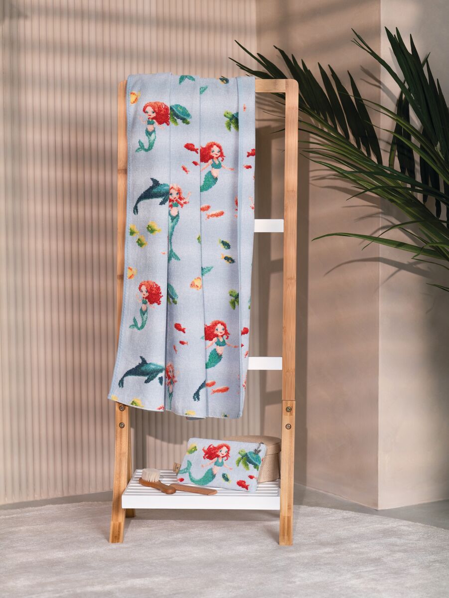 towel, blanket, mermaid, Badetuch, Bad Badezimmerdekor, 