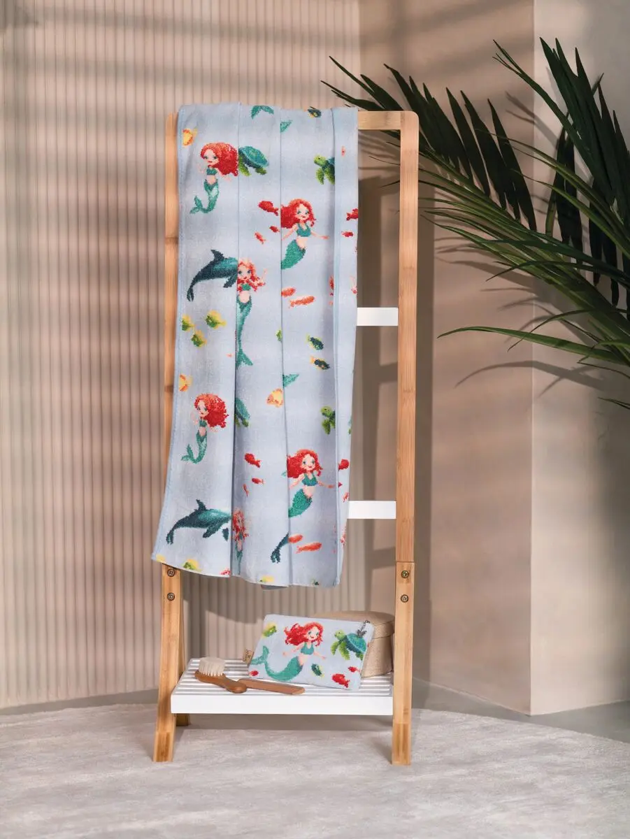 towel, blanket, mermaid, Badetuch, Bad Badezimmerdekor, 
