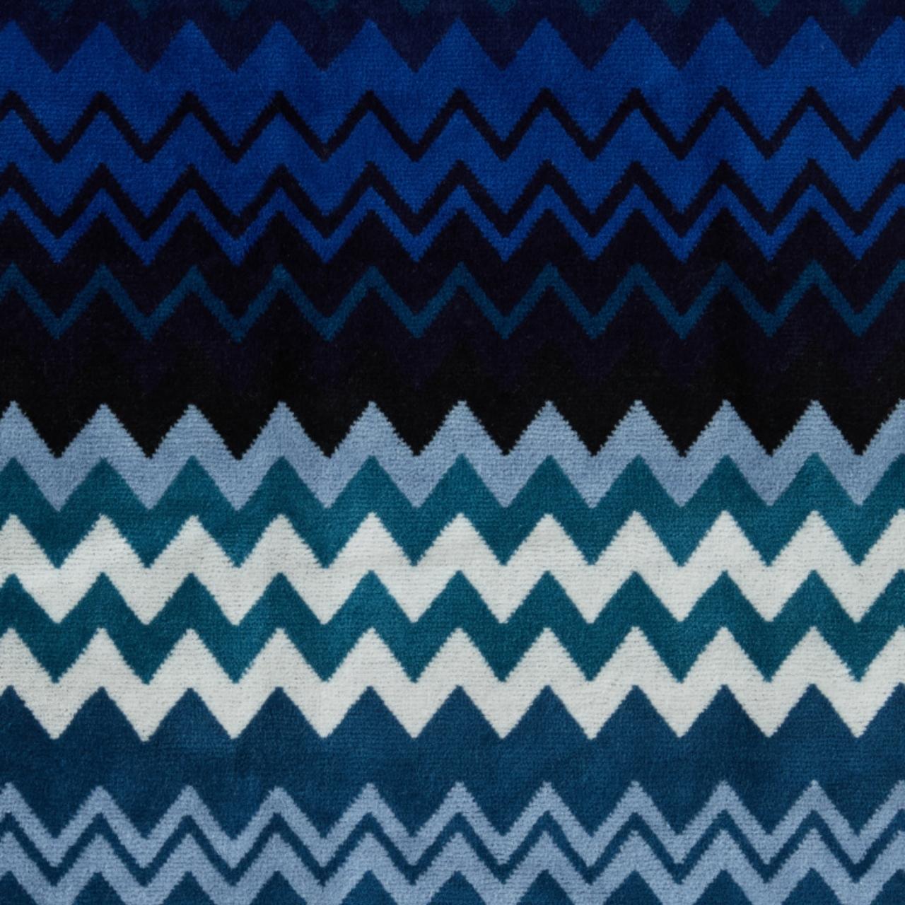 Zickzack, Muster, Blau, Stoff, Textilie, 