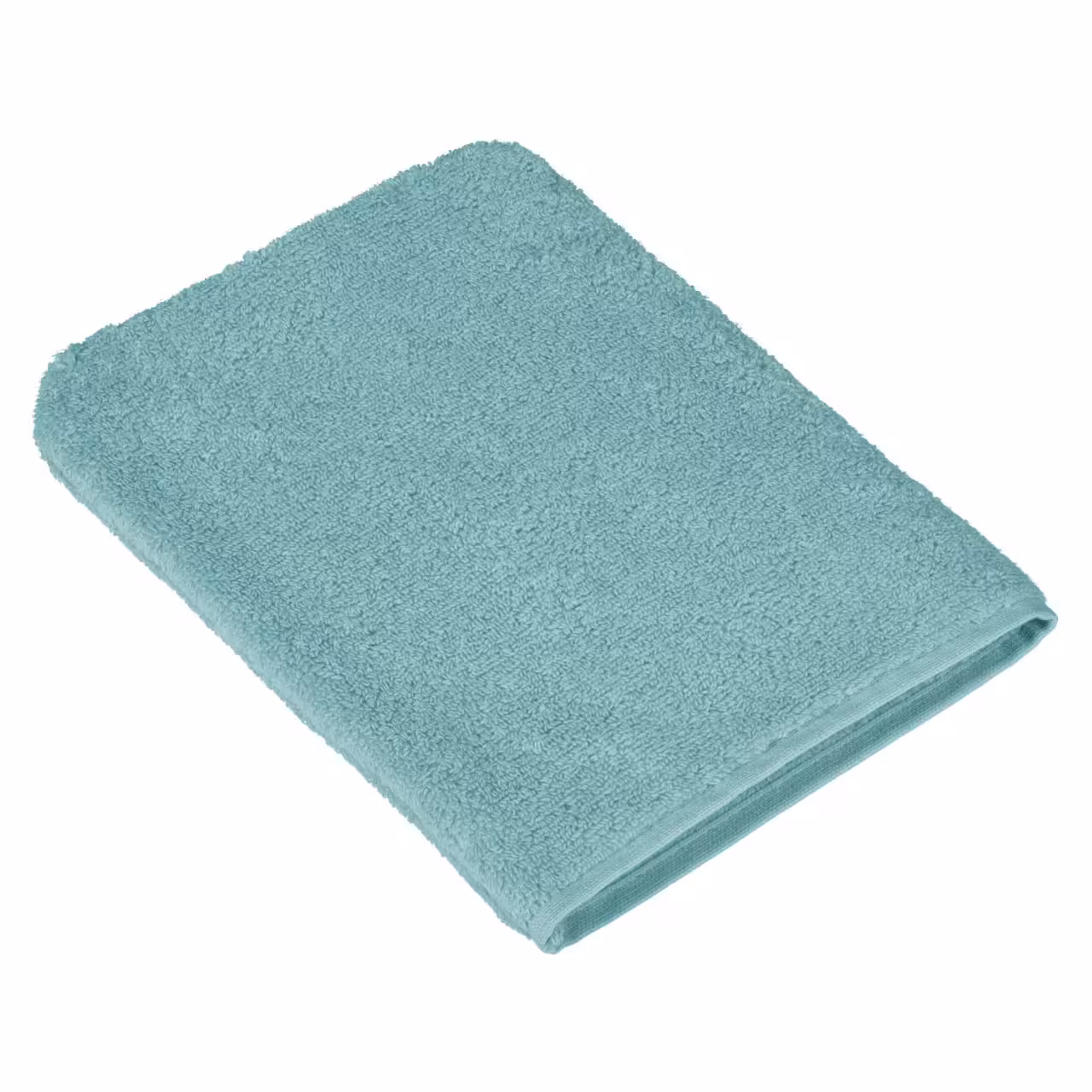 Handtuch, Frottee, Türkis, Unifarben, 