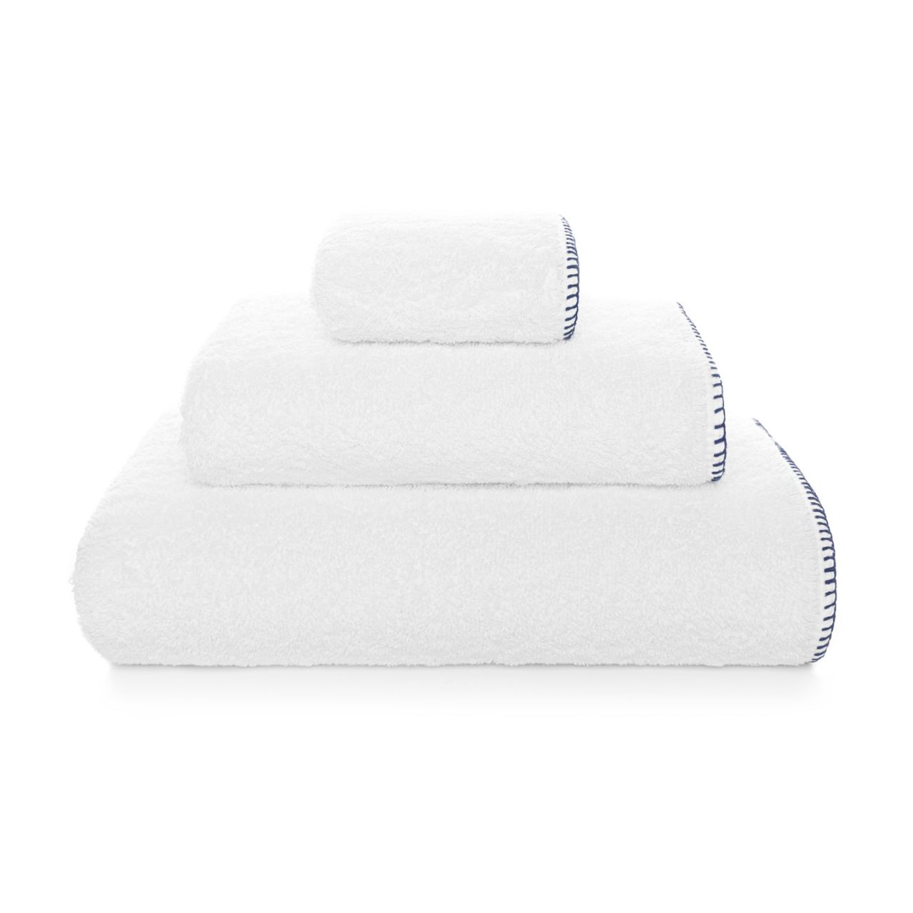 Handtuch, Weiß, Bordüre, Frottee, Badezimmer, 
