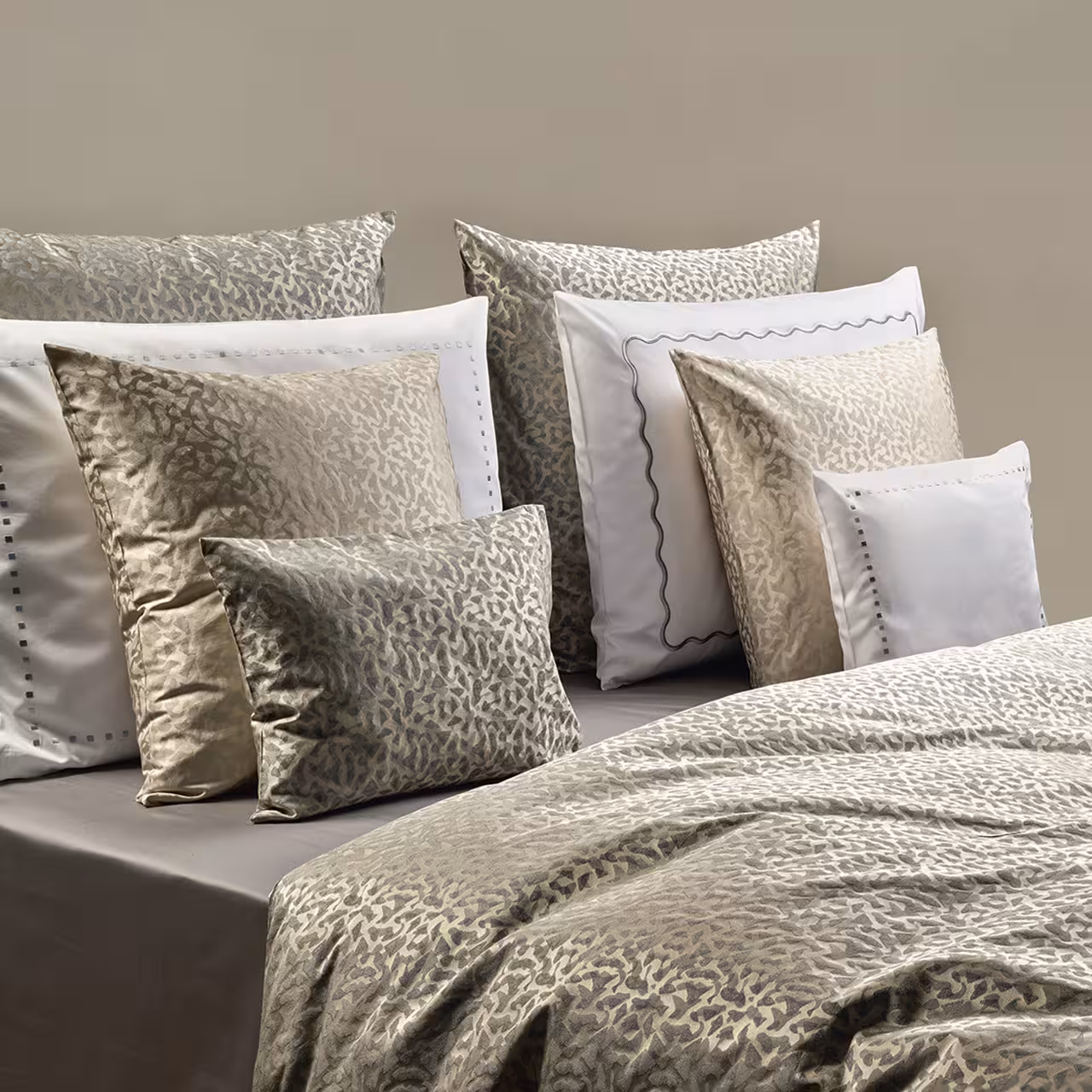 Bedding, Kissenbezüge, Duvet cover, Beige pattern, 