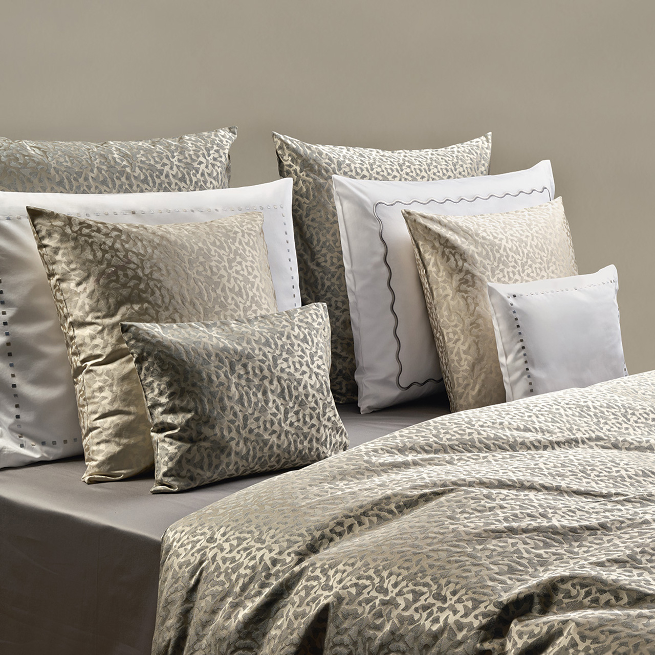 Bedding, Kissenbezüge, Duvet cover, Beige pattern, 
