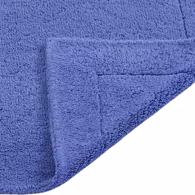 Duschvorleger Double mittelblau rechteckig  Detail