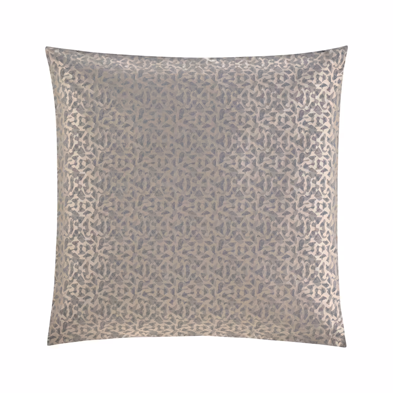Kissen, Kissenbezug, Samtoptik, Beige, Strukturmuster, 