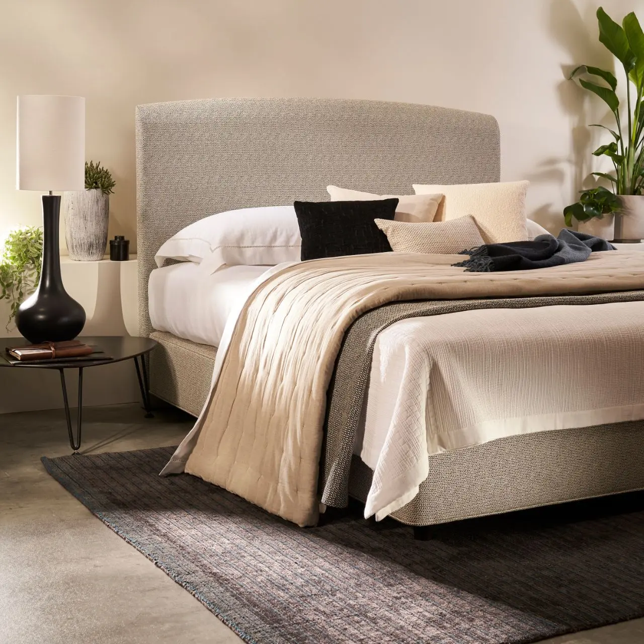 Polsterbett Elba in Schlafzimmer 