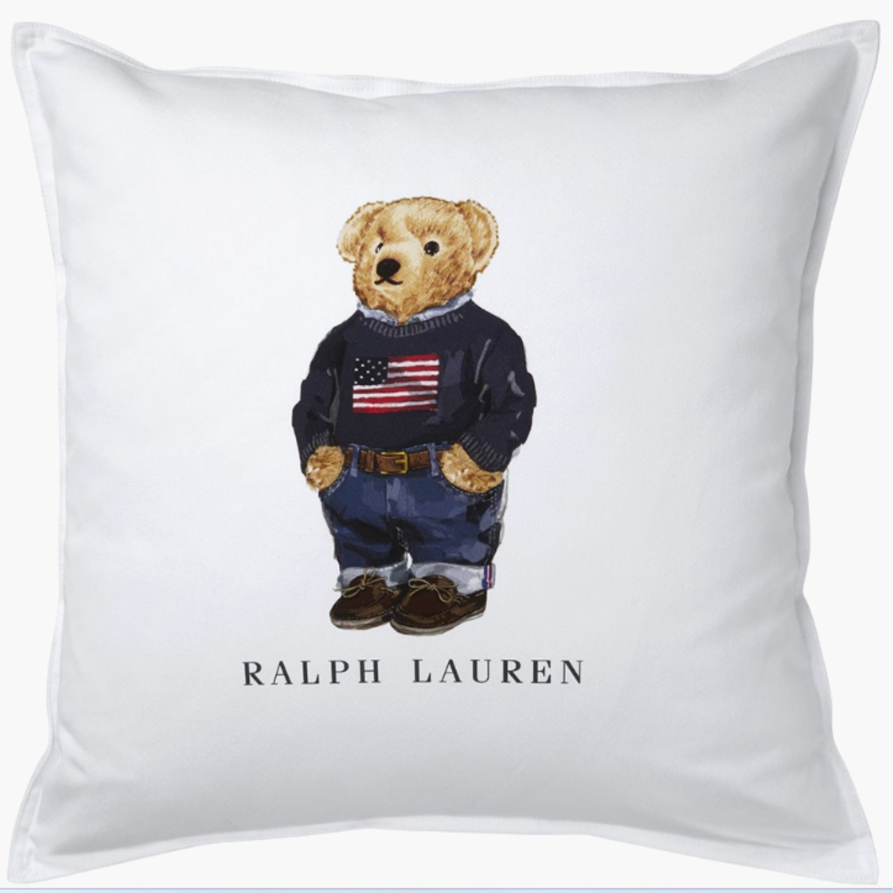 Kissen, Teddy, Pullover, USA-Flagge, Ralph Lauren, 