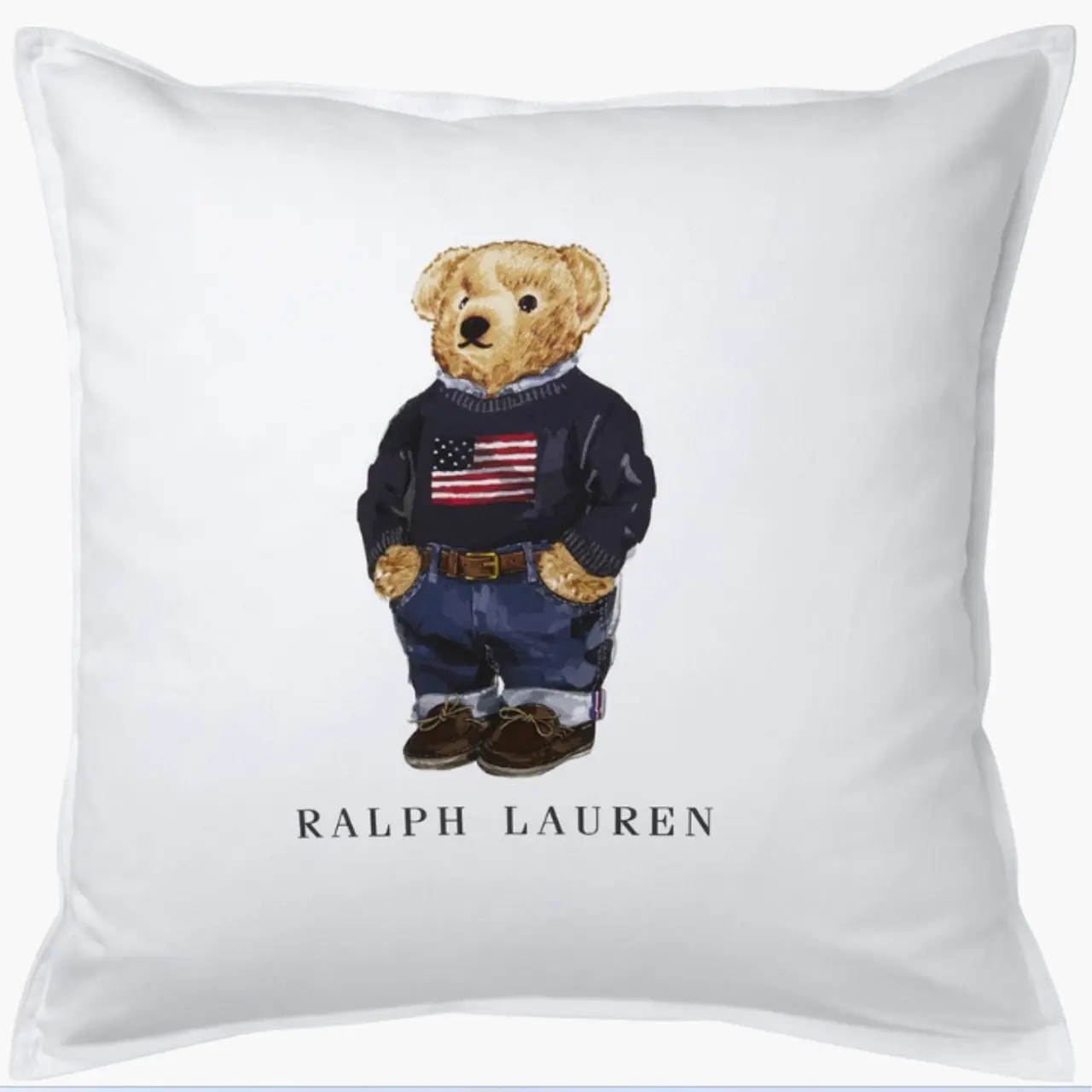 Kissen, Teddy, Pullover, USA-Flagge, Ralph Lauren, 