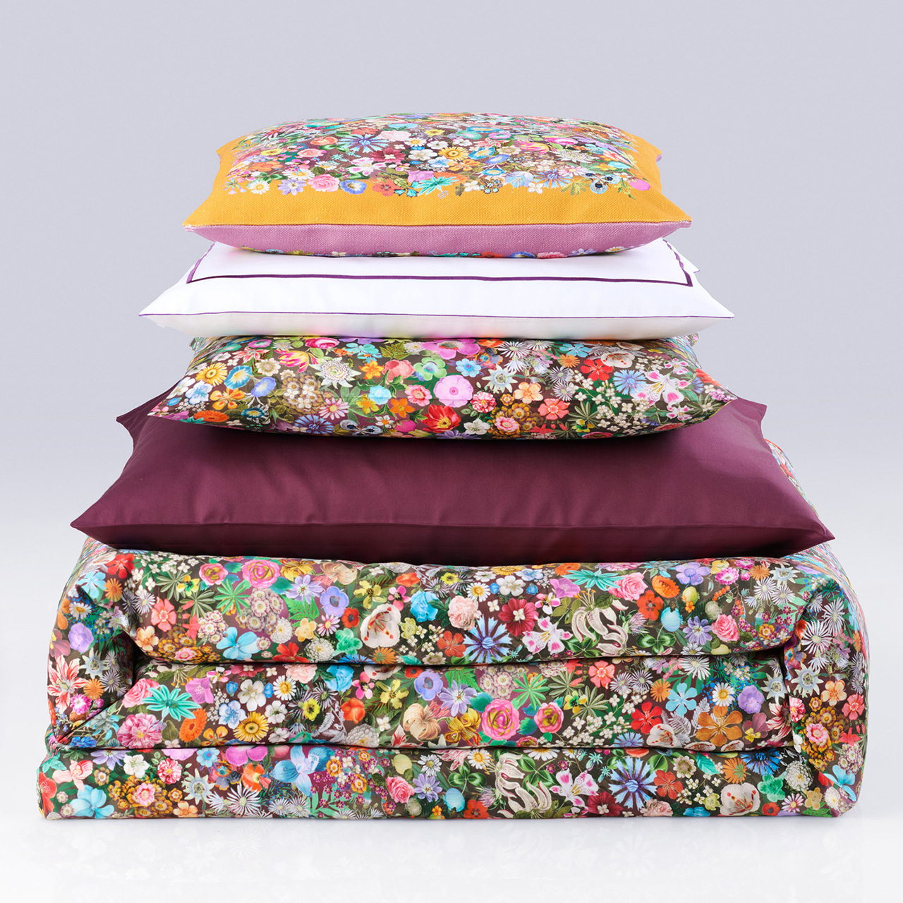 kissen, kissenbezug, blumenmuster, floral, bunt, 