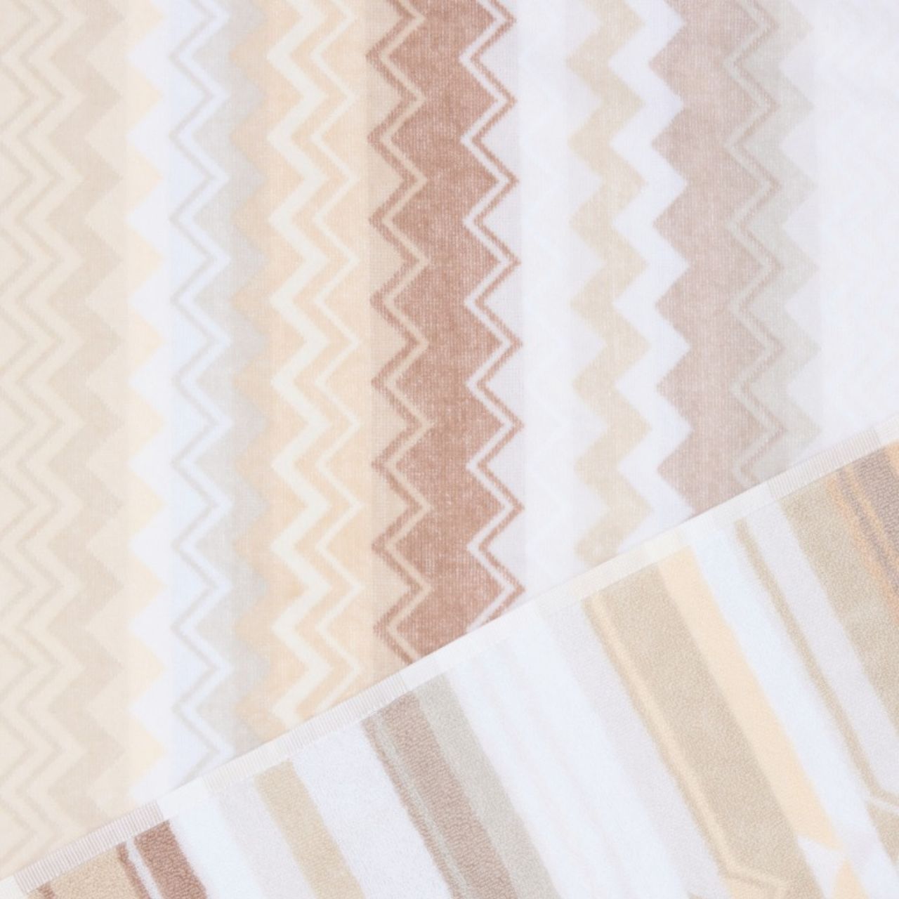 Stoff, Streifen, Beige, Kissenbezug, Zickzack-Muster, 