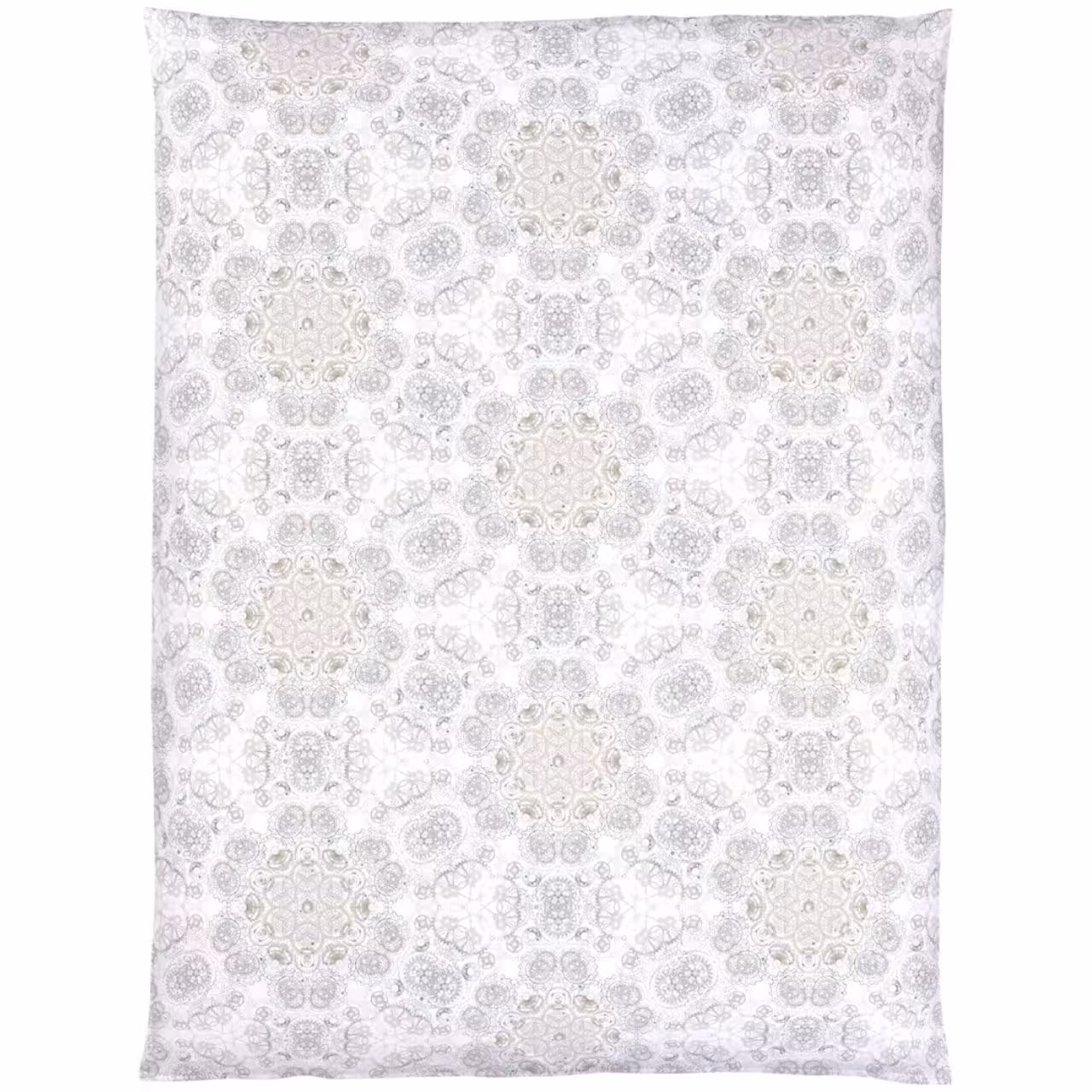 Bettdecke Orario weiß und beige Draufsicht