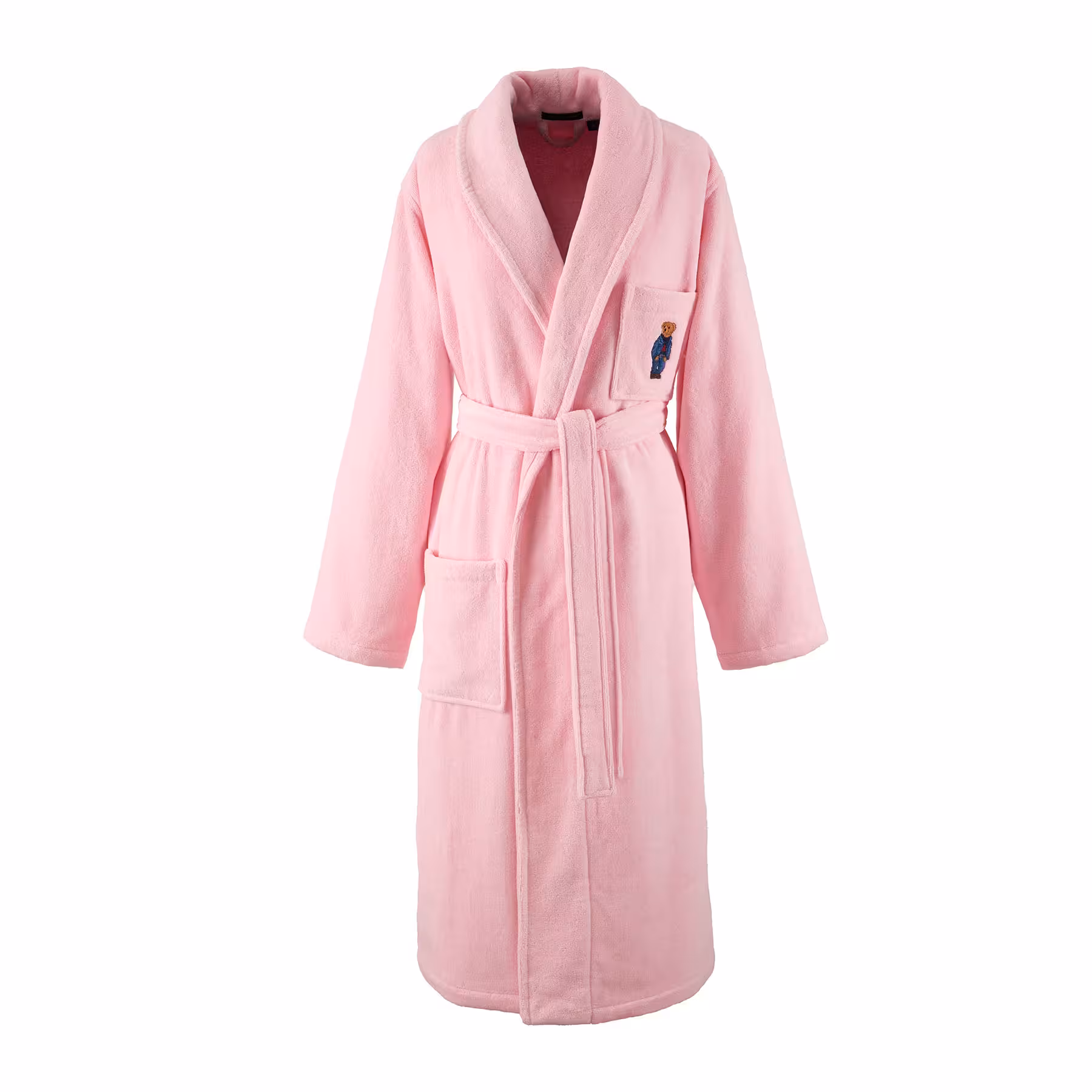 Robe, Mädchen, Bademantel, Flauschig, Kuschelig, Kimono, Robe, Bademantel, Flauschig, Rosa, Bademantel Ralph Lauren Home - Denim Bear - rosa - Vorderseite