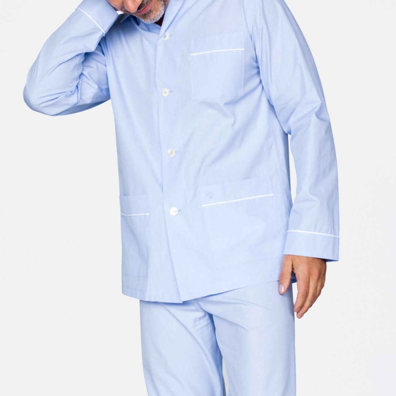 VAN LAACK - Herren-Pyjama "Carlo-P" uni