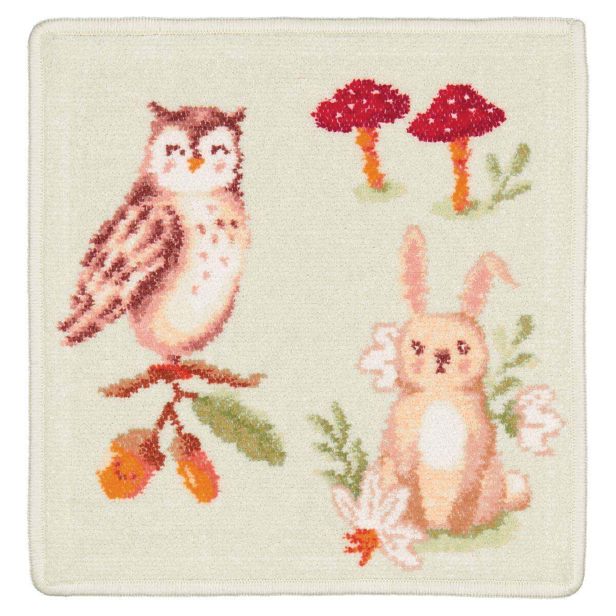 Tuch, Puppe, Eulenmotiv, Muster, Kuschelig, 