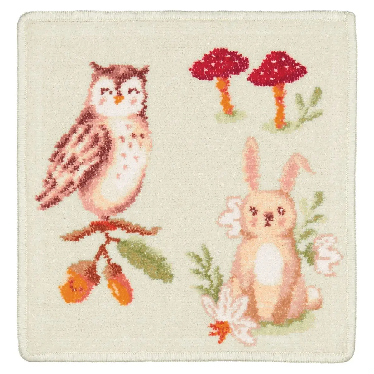 Tuch, Puppe, Eulenmotiv, Muster, Kuschelig, 