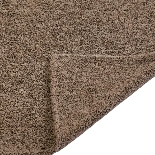 Duschvorleger Double schokobraun rechteckig  Detail