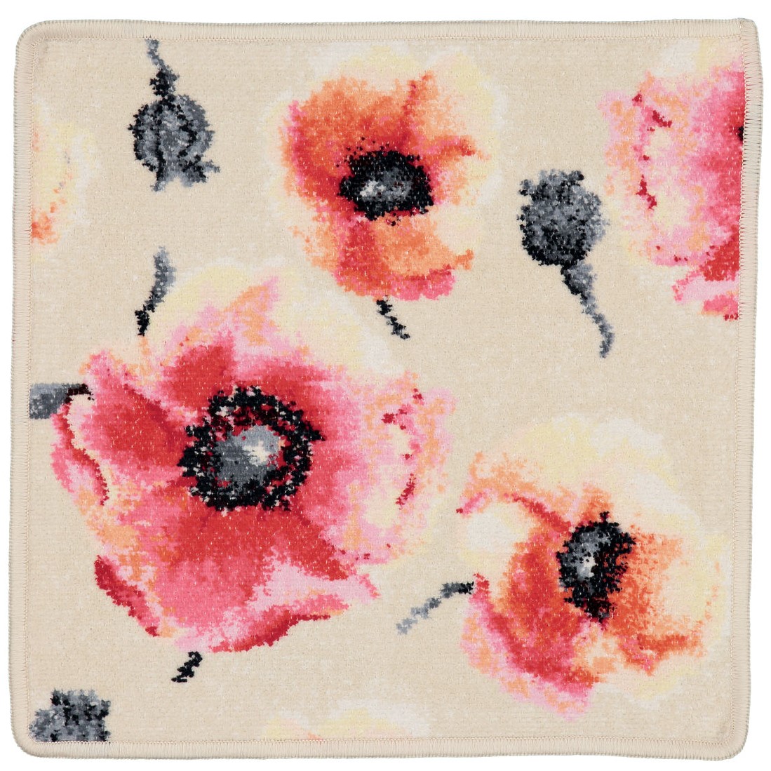 FEILER GERMANY - Chenilleserie "Klatschmohn"
