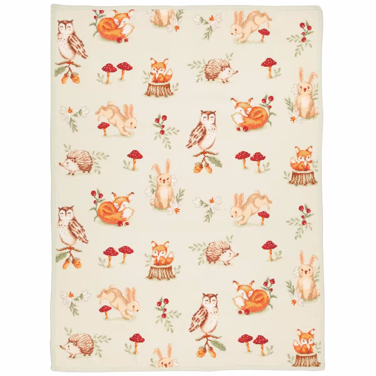 decke, teddy, wildtiere, muster, baum, 