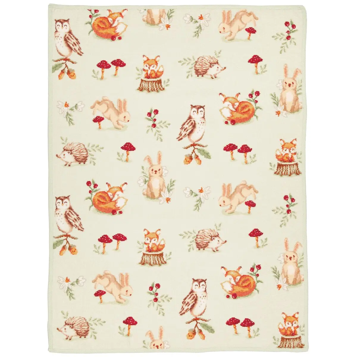 decke, teddy, wildtiere, muster, baum, 