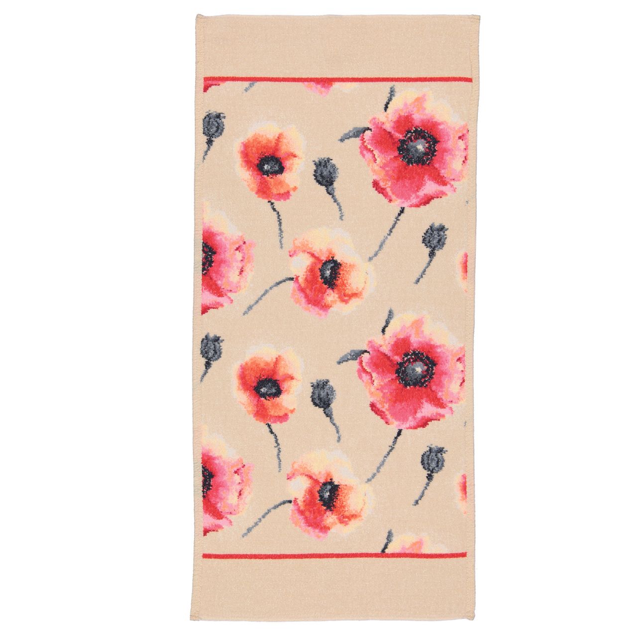 FEILER GERMANY - Chenilleserie "Klatschmohn"