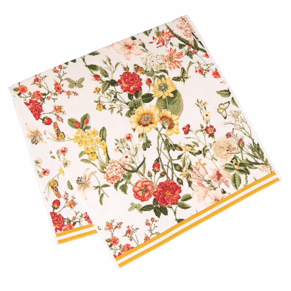 Blumenmuster, Tuch, Küche, Geschirrhandtuch, Floral, 