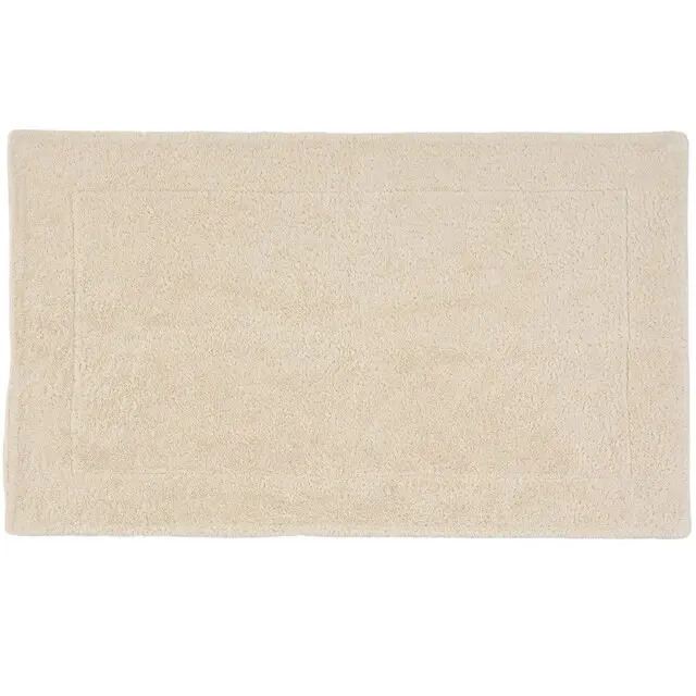 Duschvorleger Double beige rechteckig von oben