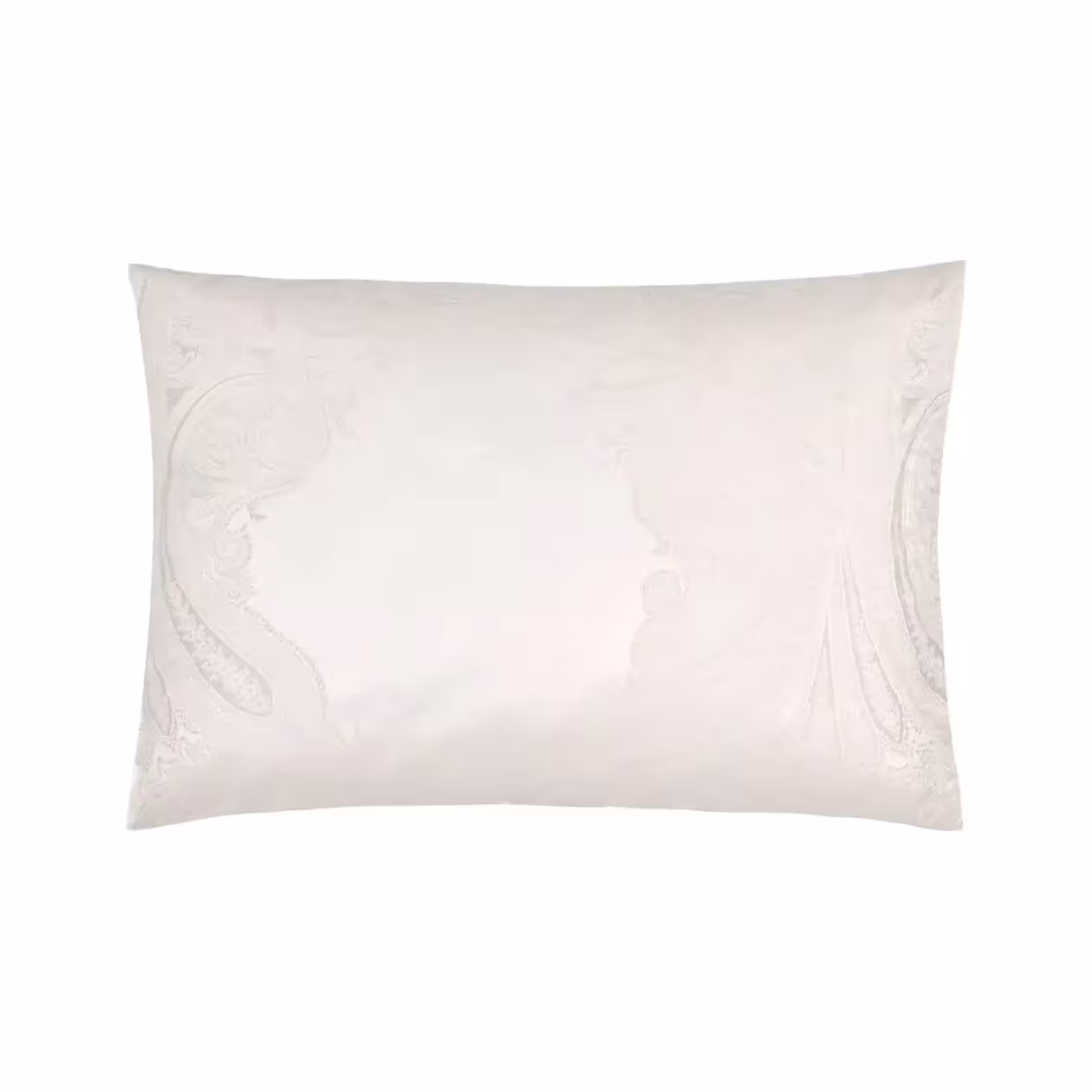 Kopfkissenbezug Grace beige mit Paisleymuster Draufsicht