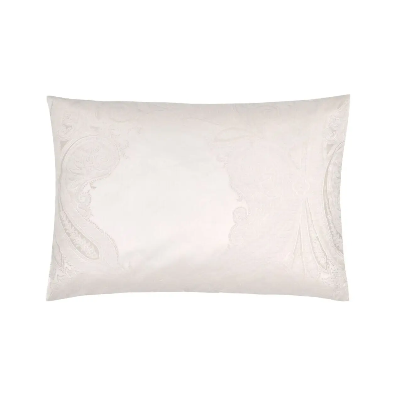 Kopfkissenbezug Grace beige mit Paisleymuster Draufsicht