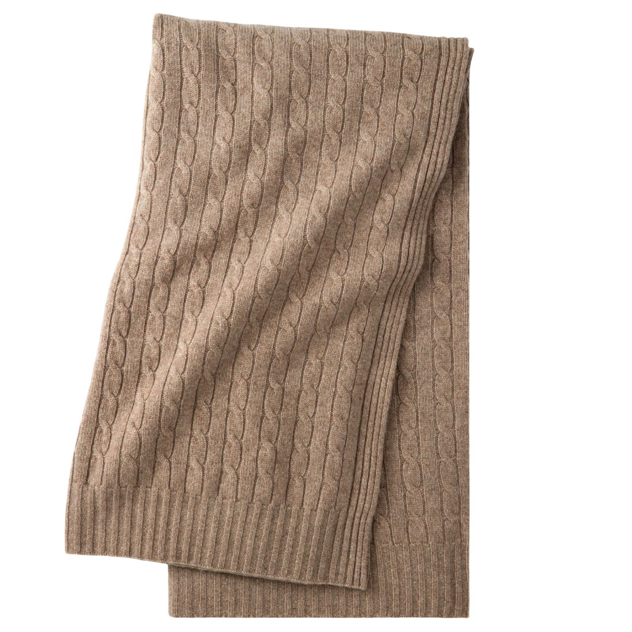 Kabelstrick, Strickstoff, Mantelkleid, Beige, Kabelstrick-Muster, 