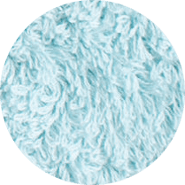 Farbmuster Frottier eisblau