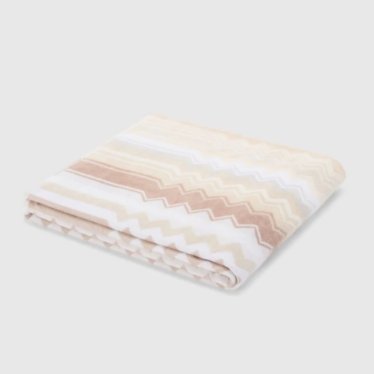 Baby-Decke, Zwergtuch, Zigzag Muster, Stoffdecke, Pastellfarben, 