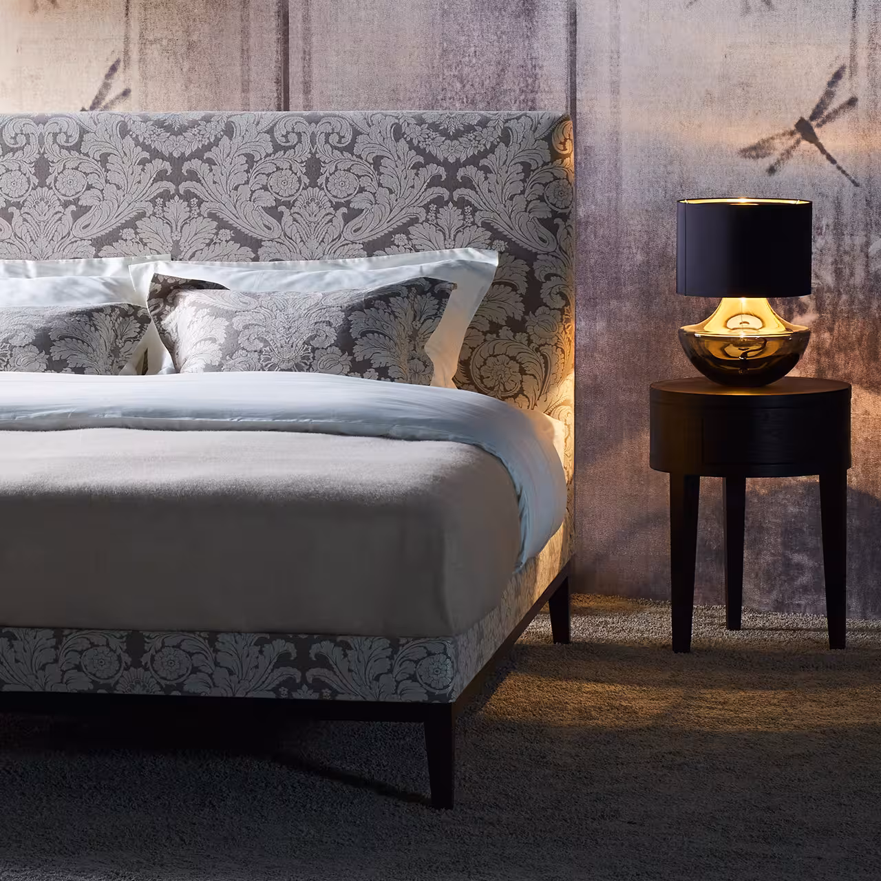 Bett Complete Zara gemustert in Schlafzimmer
